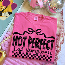 Load image into Gallery viewer, Not Perfect Just Forgiven Checker DROPDOWN TRANSFER DWS MAR 26