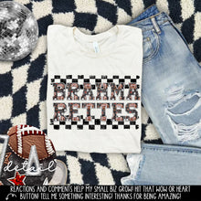 Load image into Gallery viewer, Football Faux Embroidery Checkered Mascots DROPDOWN TRANSFER CAP 24
