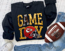 Load image into Gallery viewer, Game Day Team Helmet Faux Embroidery DROPDOWN TRANSFER TGG