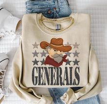 Load image into Gallery viewer, Faux Yarn Mascot Star Dropdown TRANSFER BIA JAN 26