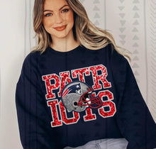 Load image into Gallery viewer, Football Team Helmet Faux Embroidery DROPDOWN TRANSFER TGG