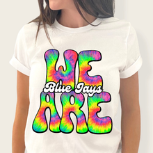 Load image into Gallery viewer, We Are Rainbow Tie Dye Mascot DROPDOWN TRANSFER