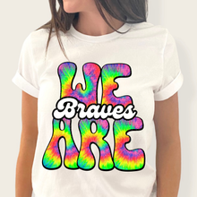 Load image into Gallery viewer, We Are Rainbow Tie Dye Mascot DROPDOWN TRANSFER