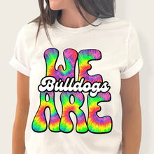 Load image into Gallery viewer, We Are Rainbow Tie Dye Mascot DROPDOWN TRANSFER