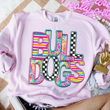 Load image into Gallery viewer, Bright Stripe Floral Checker Mascots Dropdown TRANSFER CSD MAY 25