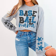 Load image into Gallery viewer, Baseball Mama Star Sleeves COLOR DROPDOWN TRANSFER