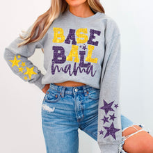 Load image into Gallery viewer, Baseball Mama Star Sleeves COLOR DROPDOWN TRANSFER