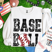 Load image into Gallery viewer, Baseball Distressed Varsity TRANSFER SDD MAR 26