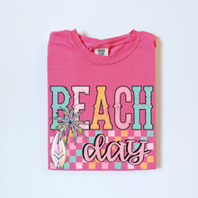 Load image into Gallery viewer, Beach Day Distressed Pink Orange Blue And Checkered TRANSFER SDD APR 26