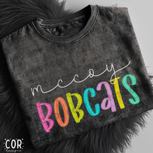 Load image into Gallery viewer, Neon Bright Line Bobcats DROPDOWN TRANSFER COR