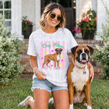 Load image into Gallery viewer, Dog Mom Wavy Pink Stripes Breed DROPDOWN TRANSFER UAC 26