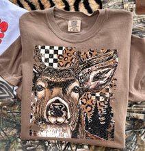 Load image into Gallery viewer, Buck Hunt Distressed Camo Leopard Checker With Bow/Background DROPDOWN TRANSFER AGCM DEC 25