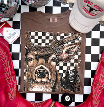 Load image into Gallery viewer, Buck Hunt Distressed Camo Leopard Checker With Bow/Background DROPDOWN TRANSFER AGCM DEC 25