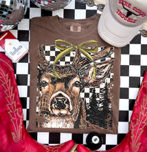 Load image into Gallery viewer, Buck Hunt Distressed Camo Leopard Checker With Bow/Background DROPDOWN TRANSFER AGCM DEC 25