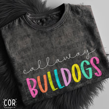 Load image into Gallery viewer, Neon Bright Line Bulldogs DROPDOWN TRANSFER COR