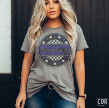 Load image into Gallery viewer, Star Checkered Circle Mascots DROPDOWN TRANSFER COR