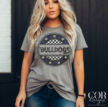 Load image into Gallery viewer, Star Checkered Circle Mascots DROPDOWN TRANSFER COR