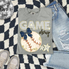 Load image into Gallery viewer, Dalmatian Game Day Baseball With Bow DROPDOWN TRANSFER CAP FEB