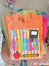 Load image into Gallery viewer, Pastel Stripes Pencil Apple School Grades & Occupations DROPDOWN TRANSFER CARTER JUNE 26