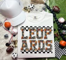 Load image into Gallery viewer, Basketball Faux Embroidery Checkered Mascots DROPDOWN TRANSFER CAP