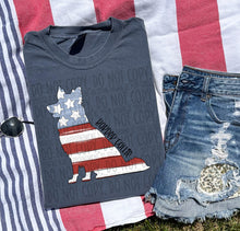 Load image into Gallery viewer, Patriotic Dog Designs Black Text SWD MAY DROPDOWN TRANSFER