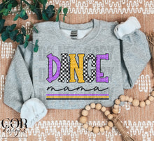 Load image into Gallery viewer, Dance Mama Checkered Color Dropdown TRANSFER MAR COR
