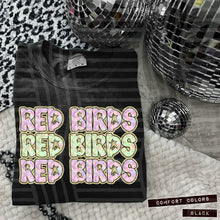 Load image into Gallery viewer, Iridescent Leopard Stacked Mascot Dropdown TRANSFER CAP MAY