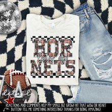 Load image into Gallery viewer, Let’s Go Football Faux Embroidery Checkered Mascots DROPDOWN TRANSFER CAP 24