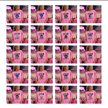 Load image into Gallery viewer, Let’s Go Pink Teal Mascots DROPDOWN TRANSFER BIA 2026