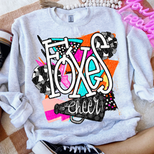 Load image into Gallery viewer, Bright Retro Cheer Mascots Dropdown TRANSFER CSD JUNE 25