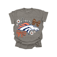 Load image into Gallery viewer, Bow + Flower Football Team DROPDOWN TRANSFER MWG JUNE 25