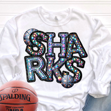 Load image into Gallery viewer, Rhinestone Basketball Mascots DROPDOWN TRANSFER CSD