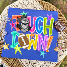 Load image into Gallery viewer, Bright Touchdown Football Team Stars DROPDOWN TRANSFER TCC JULY 26
