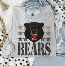 Load image into Gallery viewer, Faux Yarn Mascot Star Dropdown TRANSFER BIA JAN 26