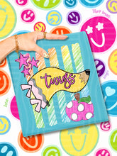 Load image into Gallery viewer, Pencil Flag Striped Mascots DROPDOWN TRANSFER CAP JUNE 26