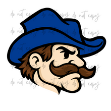 Load image into Gallery viewer, Front Or Side Logo Sports Custom Name Mascot DROPDOWN DTF TRANSFER