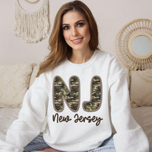 Load image into Gallery viewer, Bubble Camo Faux Embroidery States DTF TRANSFER