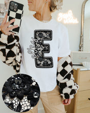 Load image into Gallery viewer, Black Lace Mascot Dropdown TRANSFER CAP FEB