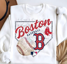 Load image into Gallery viewer, Baseball Teams Glitter Home Plate Dropdown TRANSFER PARJO