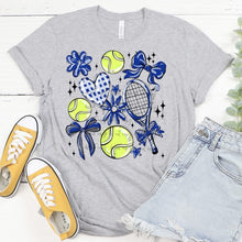 Load image into Gallery viewer, Play Ball Tennis Collage DROPDOWN TRANSFER BIA