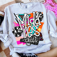 Load image into Gallery viewer, Bright Retro Cheer Mascots Dropdown TRANSFER CSD JUNE 25