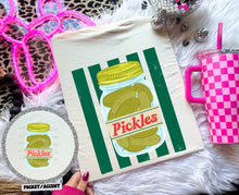 Load image into Gallery viewer, Pickle Coquette Stripes WITH Pocket DROPDOWN TRANSFER TCC ET APR 26