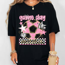 Load image into Gallery viewer, Game Day Mama Pink Star Checker DROPDOWN TRANSFER DWS MAR 26