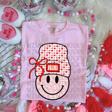 Load image into Gallery viewer, Heart Beanie Happy Mama or Mini Dropdown TRANSFER MZM JAN 26