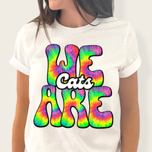 Load image into Gallery viewer, We Are Rainbow Tie Dye Mascot DROPDOWN TRANSFER