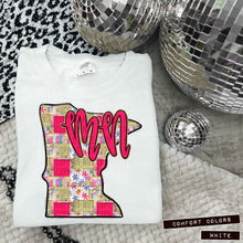 Load image into Gallery viewer, Pink Patch States (all 50 states available) TRANSFER CAP MAY