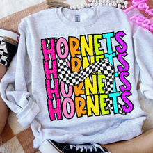 Load image into Gallery viewer, 80’s Stacked Checker Mascots DROPDOWN TRANSFER CSD FEB 26