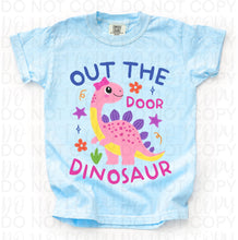 Load image into Gallery viewer, Out The Door Pink Dinosaur TRANSFER UAC APR 26