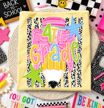 Load image into Gallery viewer, Back To School Grades Composition Stripes TRANSFER AGCM JULY 26