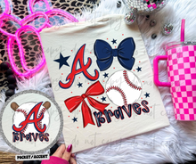 Load image into Gallery viewer, Baseball Team Hand Drawn Collage With Pocket Dropdown TRANSFER MWG 25